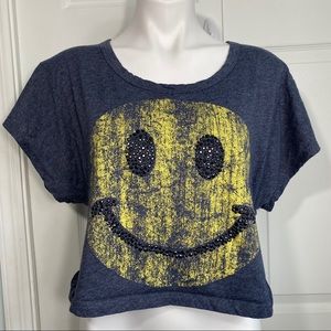 The Classic Happy-Face Crop Top